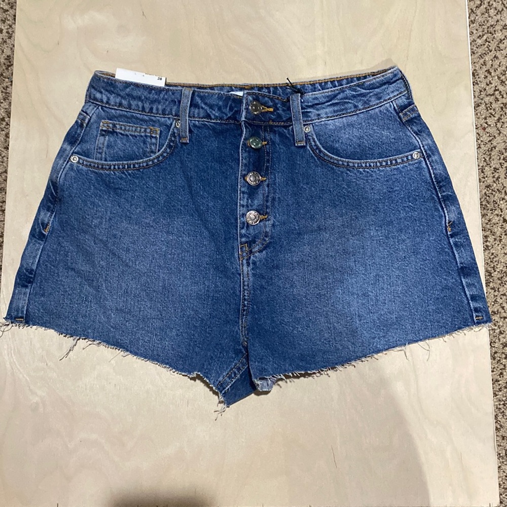 Forever 21 High Rise Jean Shorts High Waisted Denim
